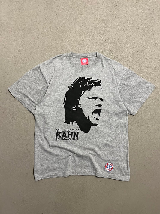 Vintage Grey FC Bayern Oliver Kahn Tee - M