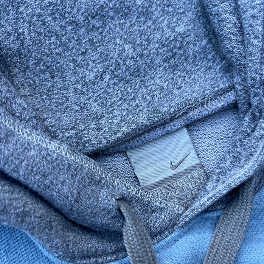 Vintage Blue Nike Sleeveless Hoodie - M