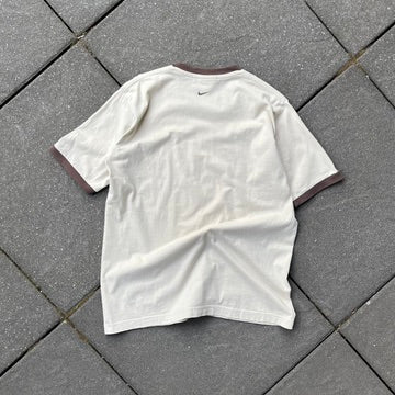 Vintage Beige Nike Ringer Tee - L