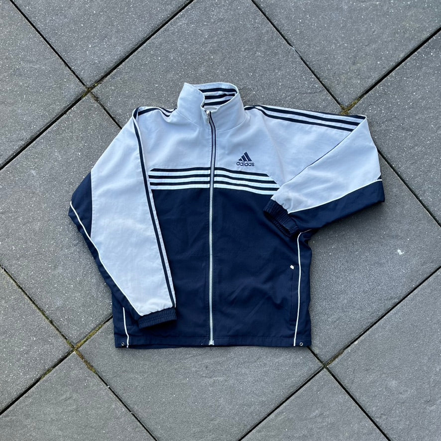 Vintage Grey Adidas Track Jacket - M