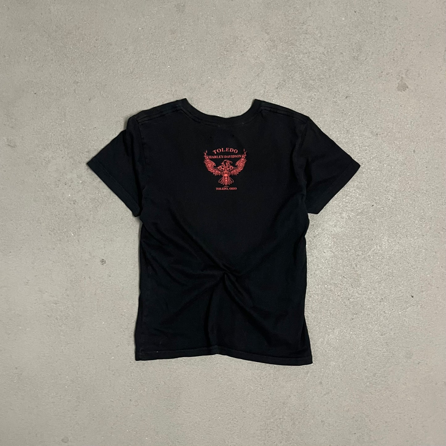 Vintage 2006 Black Harley Davidson Top - S (W)