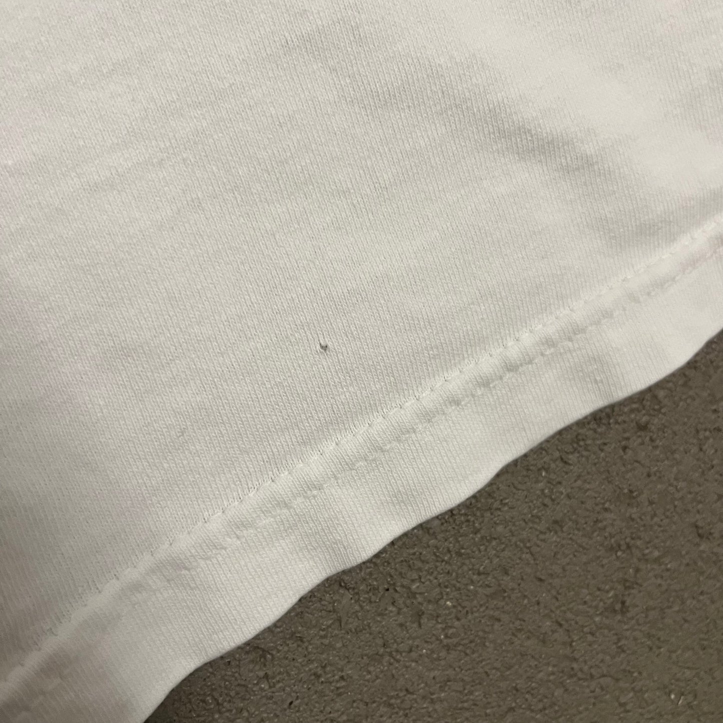 Vintage White Stüssy Tee Made in USA - M