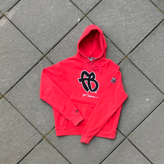 Vintage Y2K Red Fubu Hoodie - L