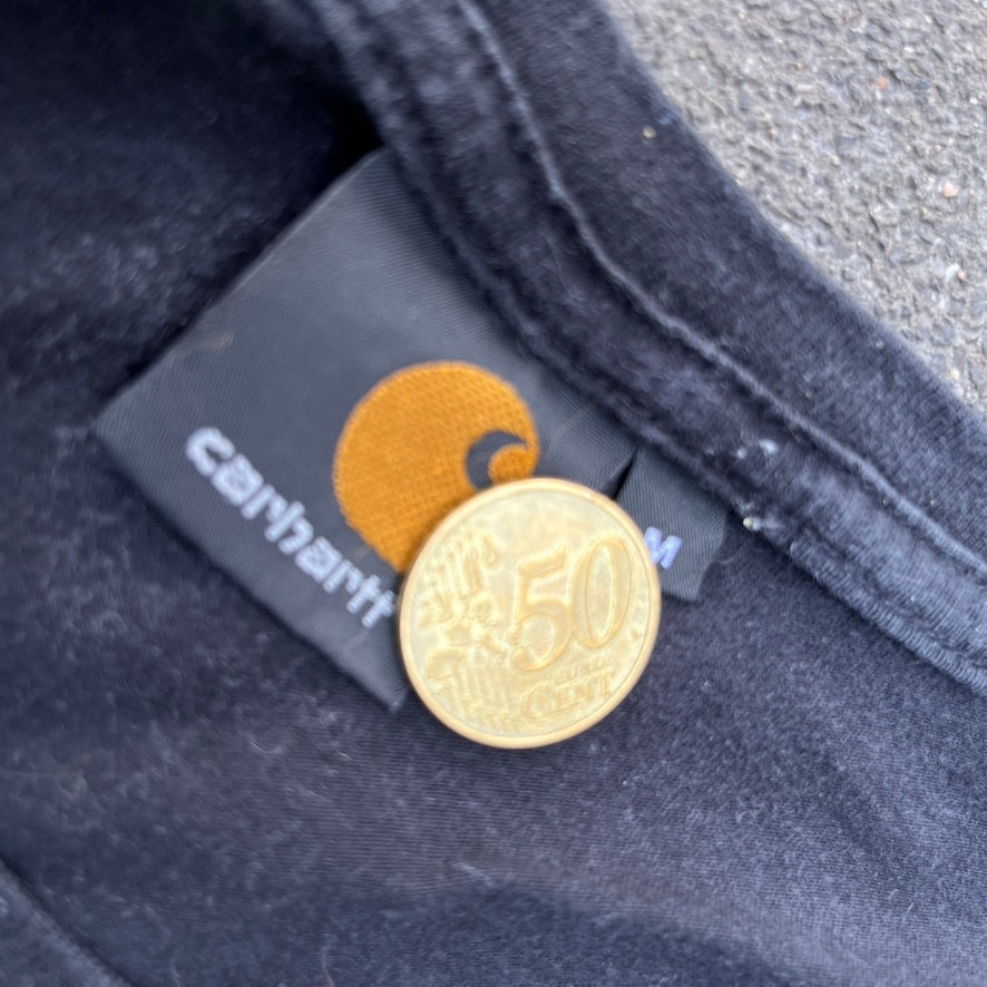 Vintage Y2K Black Carhartt Tee - L