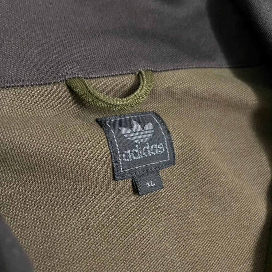 2007 Green Brown Adidas Beckenbauer Track Jacket - XL