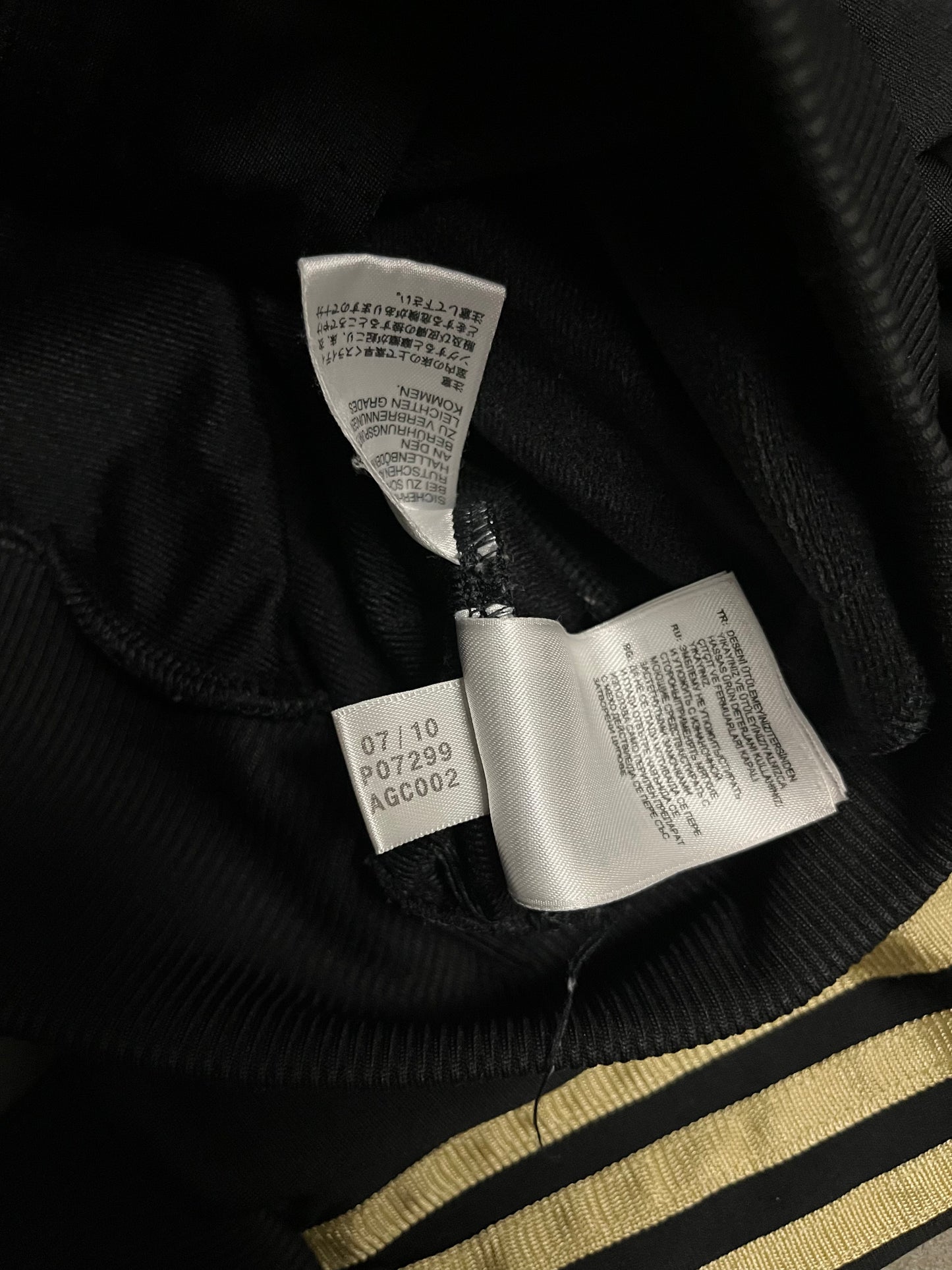 2010 Black Gold Adidas Track Jacket - L (W)