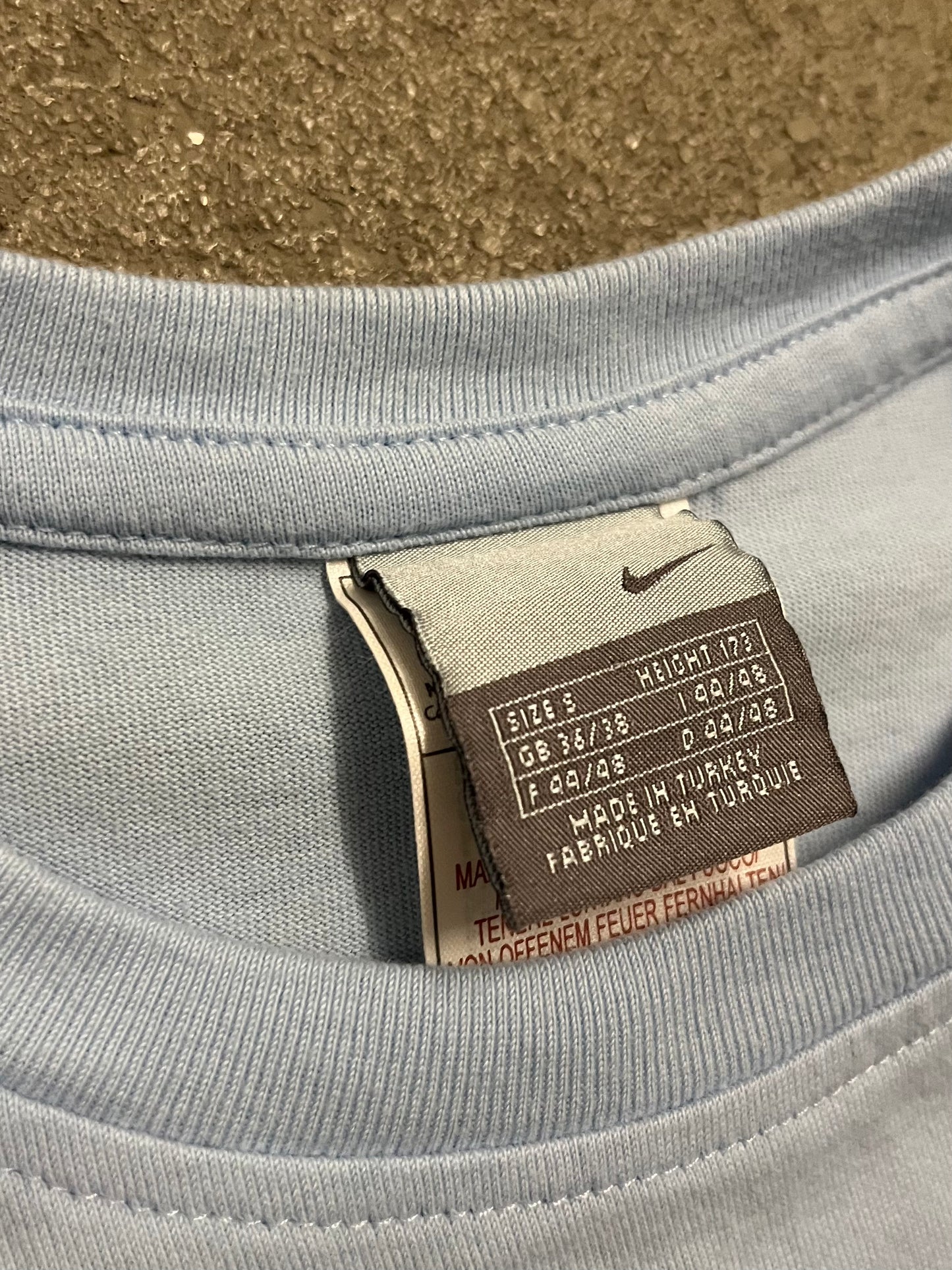 Vintage Y2K Baby Blue Nike Spellout West Coast Tank Top - M (W)