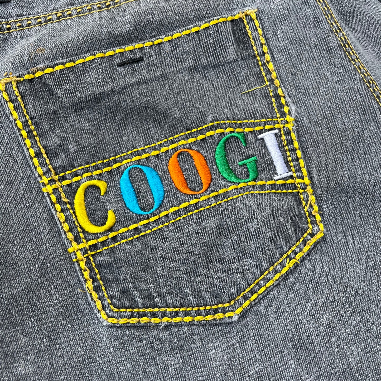 Vintage Y2K Grey Coogi Jeans Shorts - 36