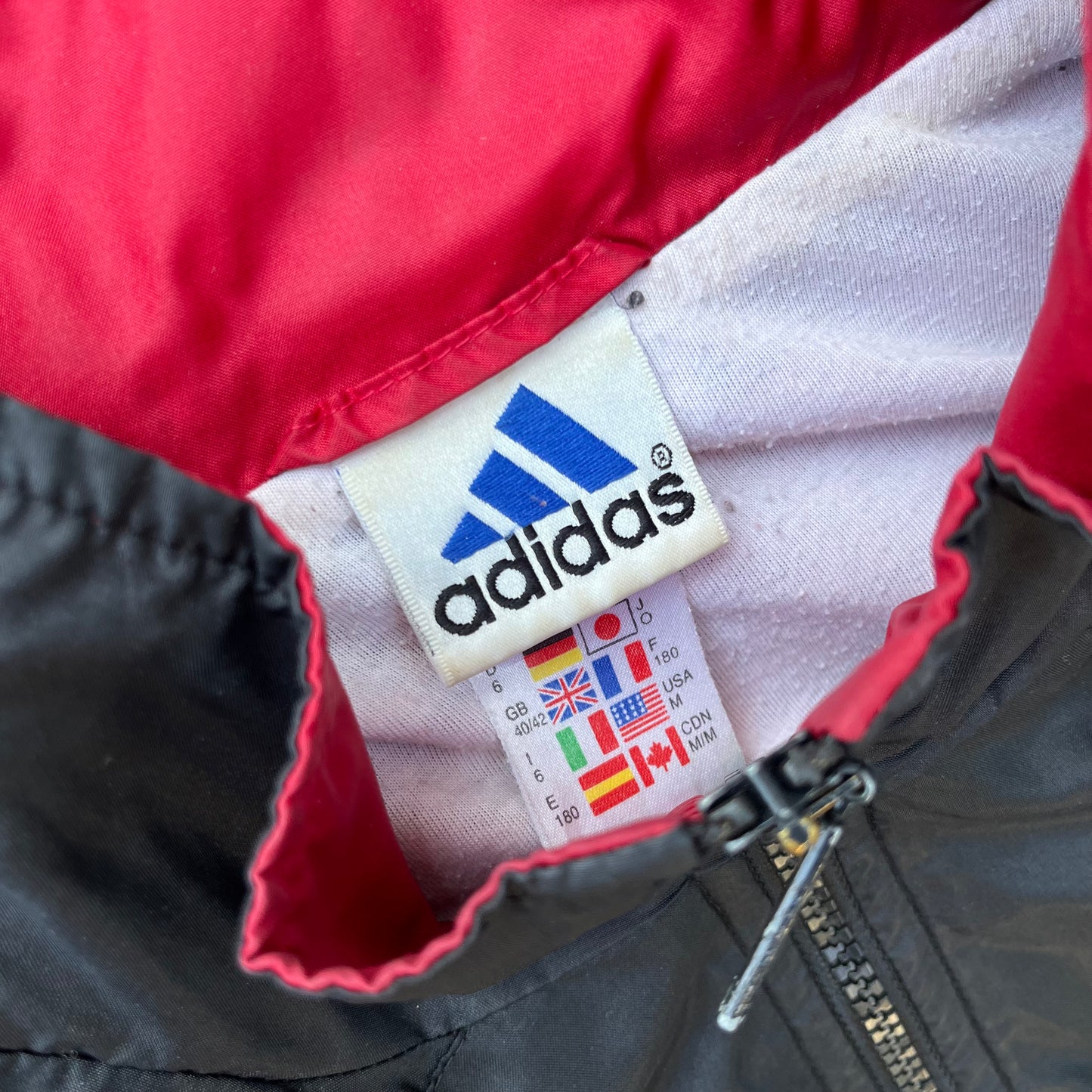 Vintage 1999 Black Adidas Track Jacket - M