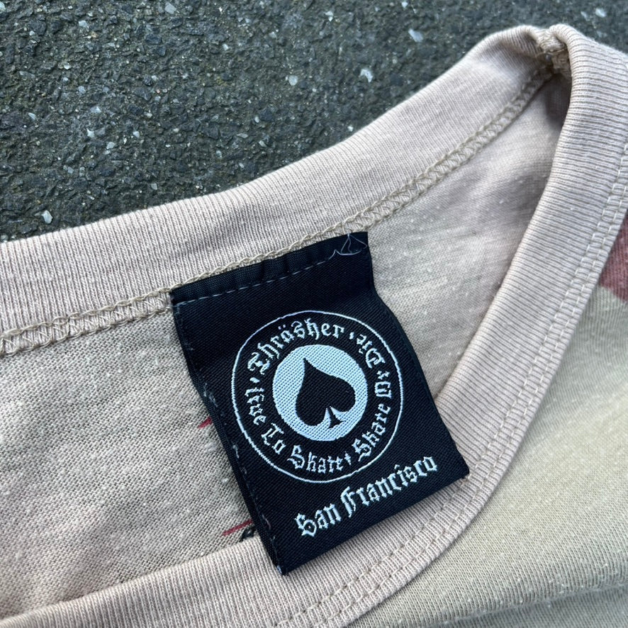 Brown Dessert Camo Trasher Tee - L