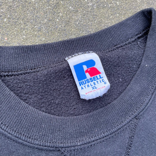 Vintage Black Russell Athletic Sweater - L