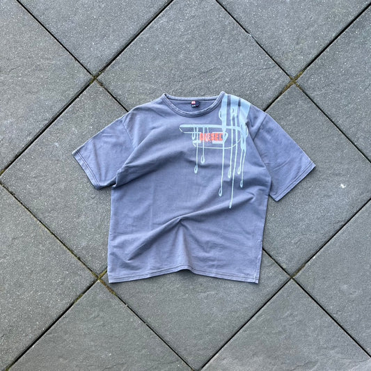 Vintage Grey Diesel Tee - L