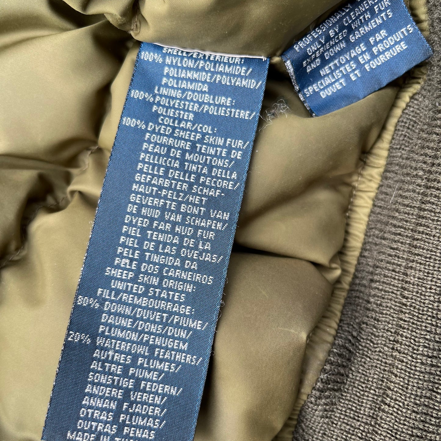 Green Polo Ralph Lauren Bomber Jacket - L