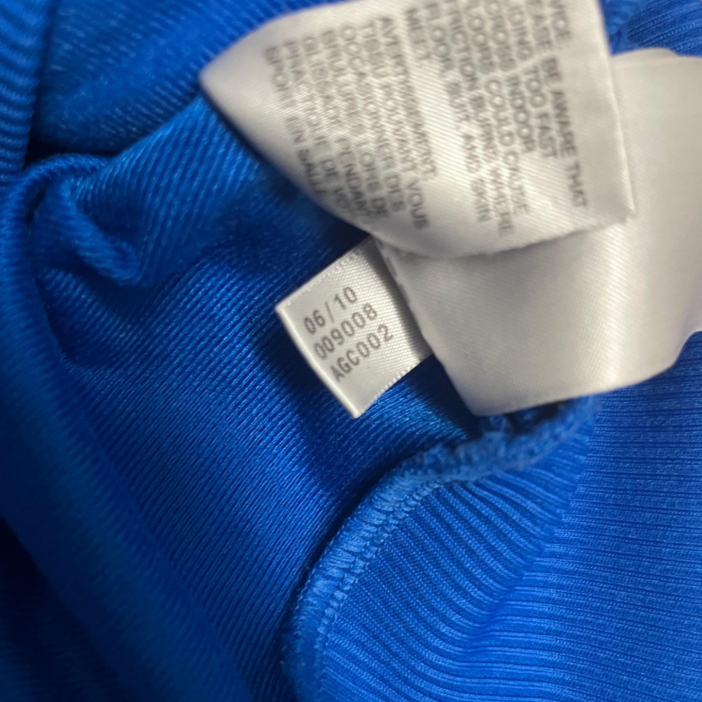 2010 Blue Orange Adidas Firebird Track Jacket - S