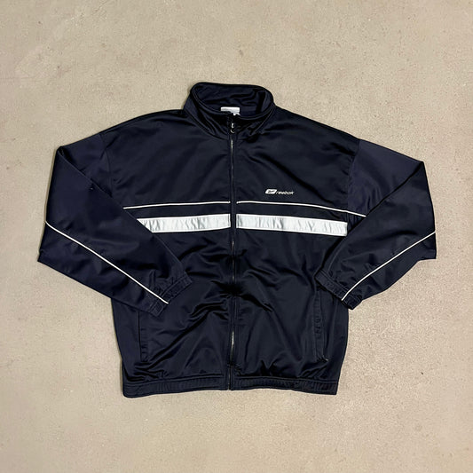 Vintage Black Reebok Track Jacket - L