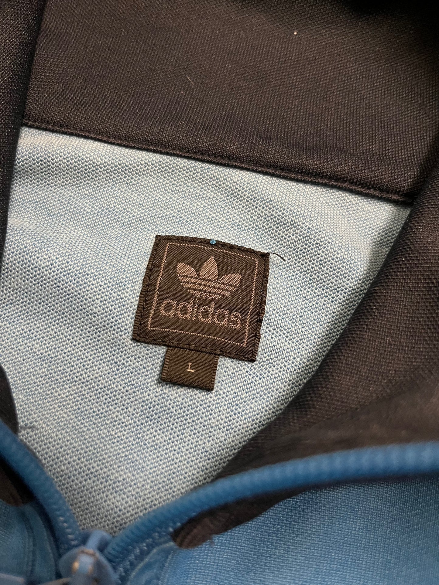 Vintage 2005 Blue Adidas Beckenbauer Track Jacket - L