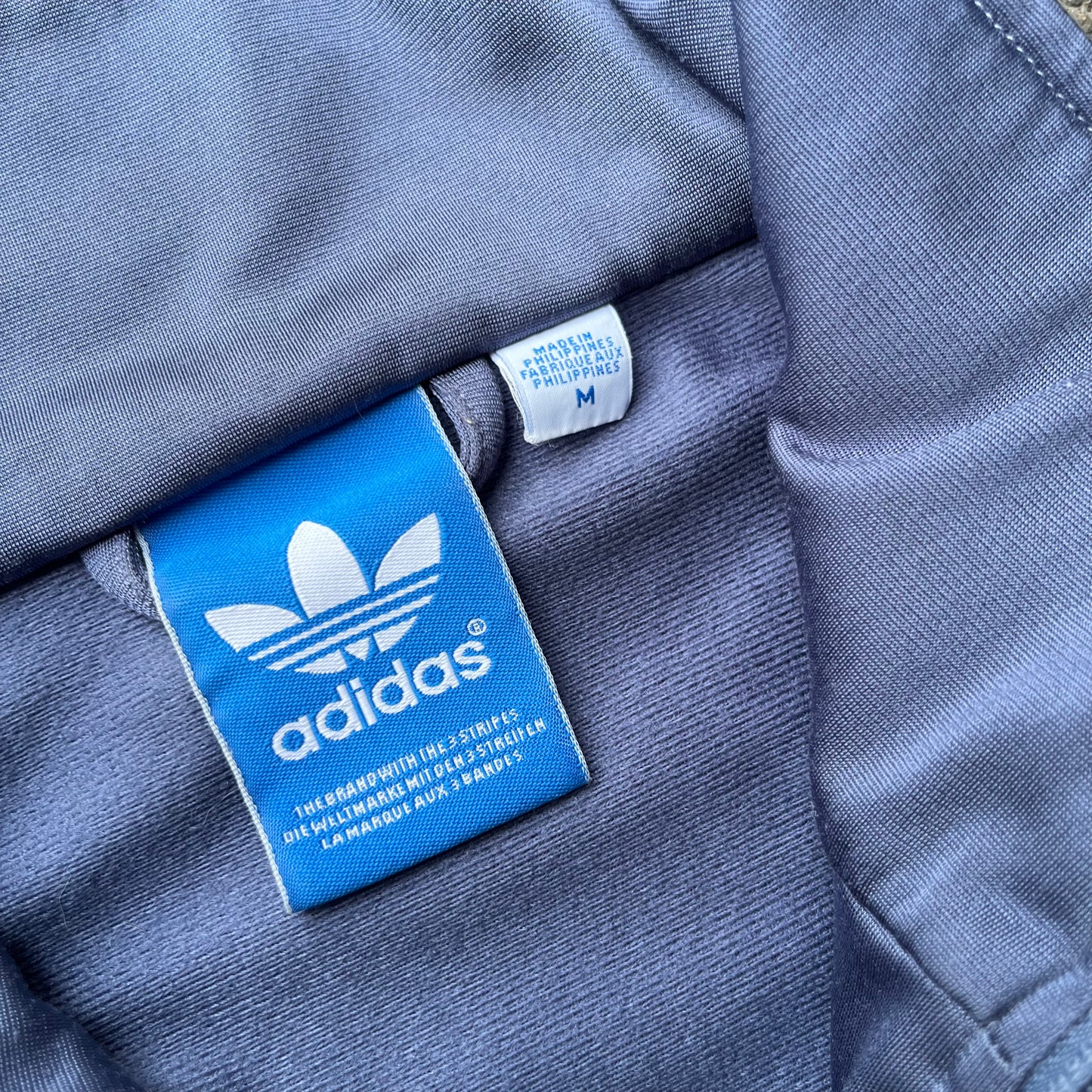 2011 Blue Green Adidas Firebird Track Jacket - M