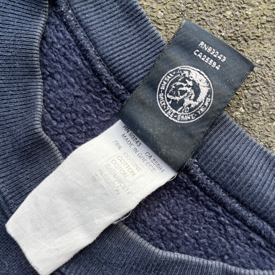 Vintage Blue Diesel Sweater - XL