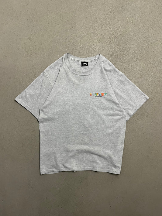 Grey Stüssy International Tee - M