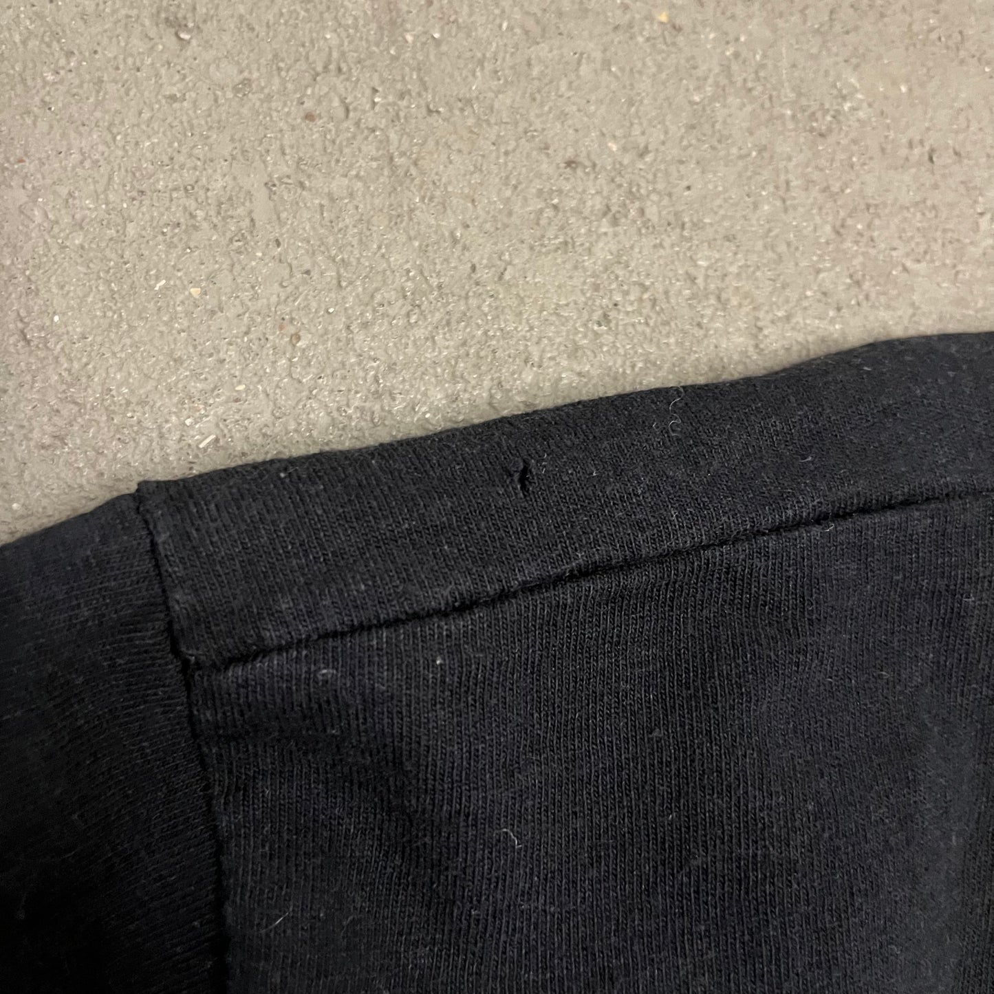 Vintage Black Fruit of the Loom ACDC Tee - XL