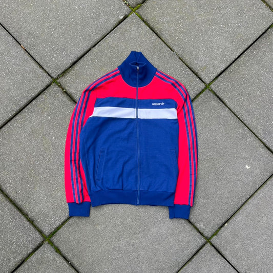 Vintage Blue Red Adidas Track Jacket - M