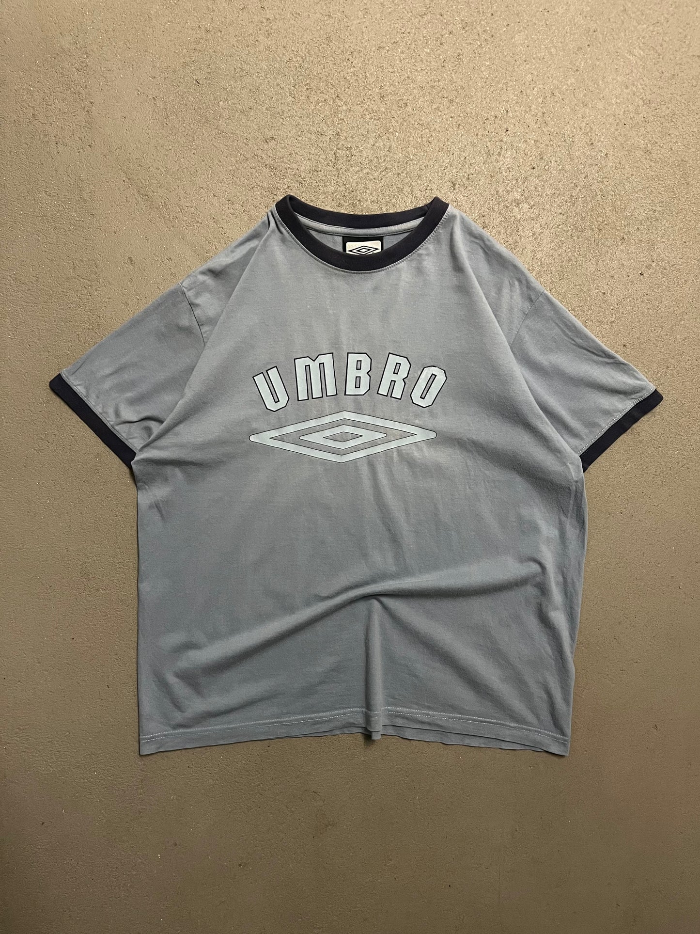 Vintage Y2K Blue Umbro Ringer Tee - M
