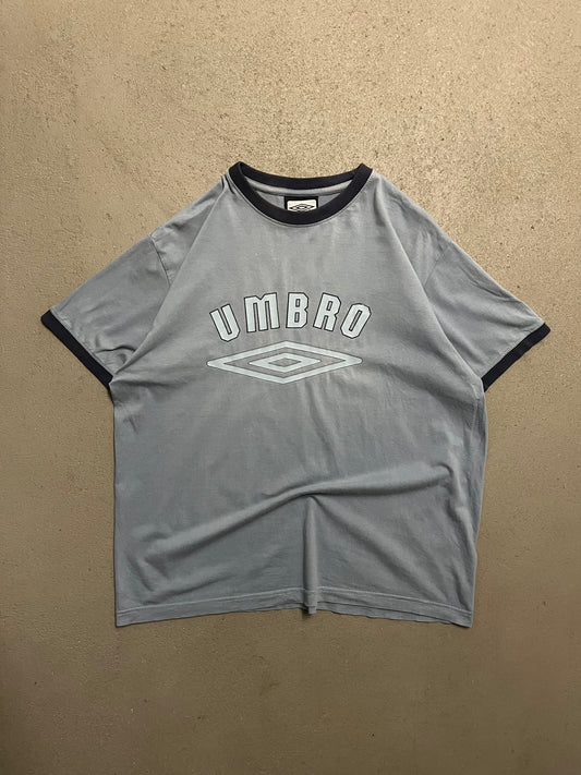 Vintage Y2K Blue Umbro Ringer Tee - M