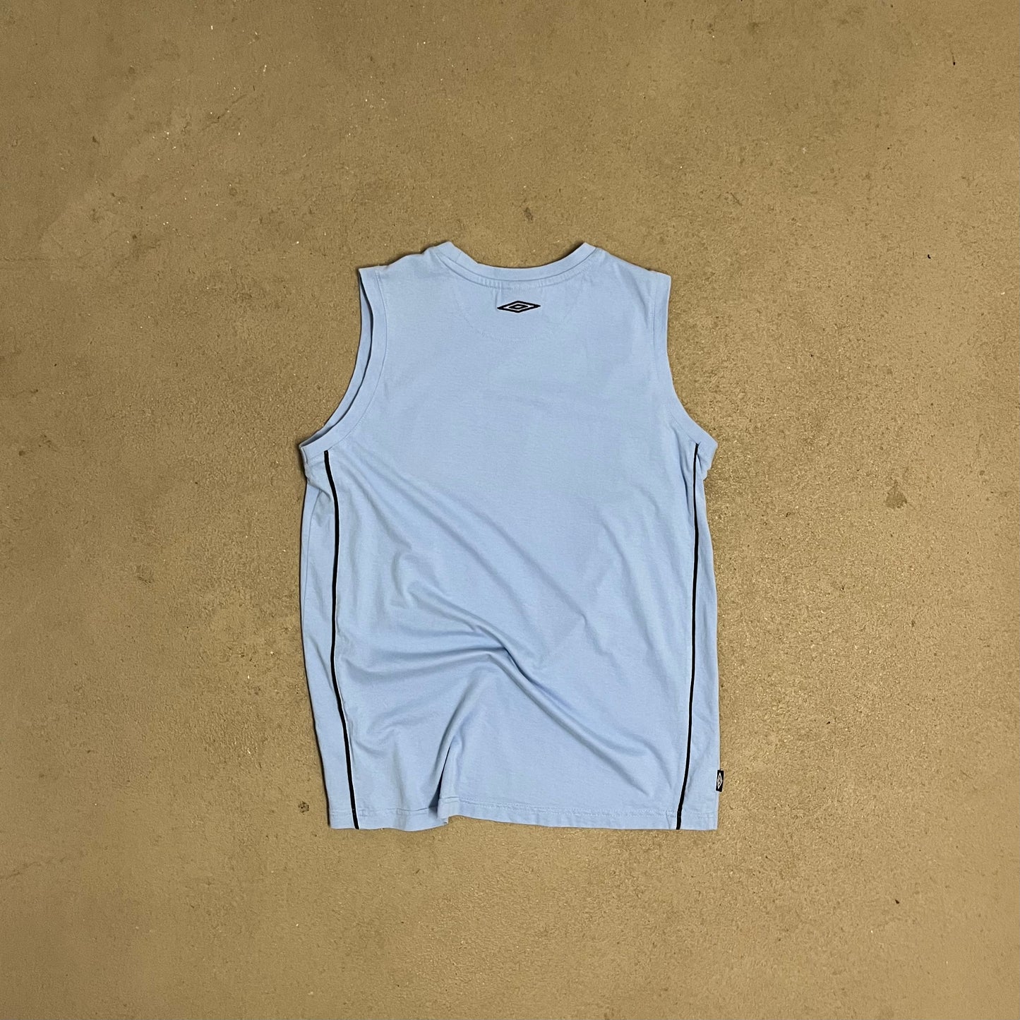 Vintage Blue Umbro Tank Top - M