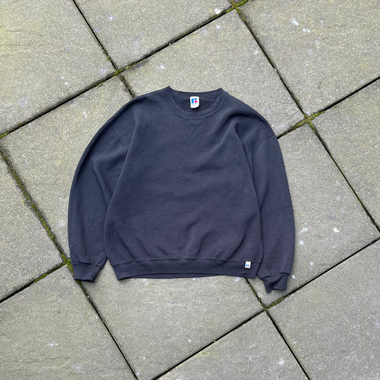 Vintage Black Russell Athletic Sweater - L