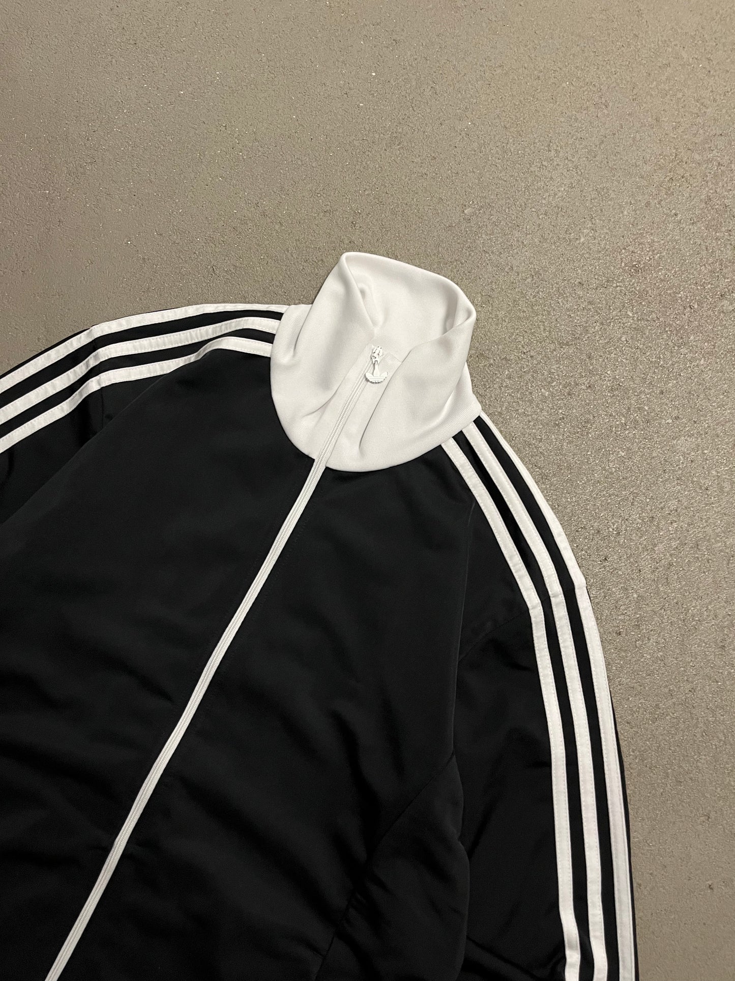 2008 Black Adidas Beckenbauer Track Jacket - M