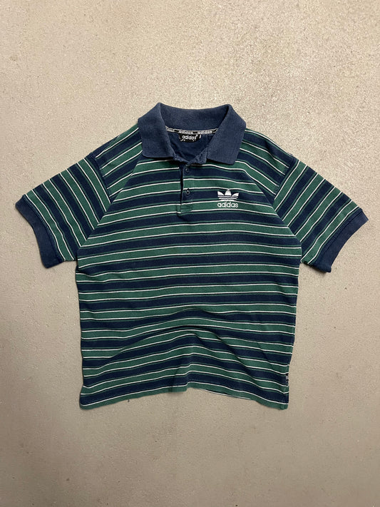Vintage 90s Blue Green Adidas Polo - M (W)