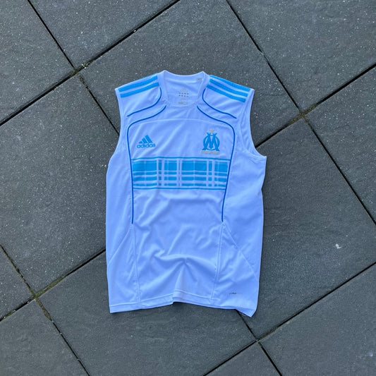2010 White Olympique Marseille Tank Top - L