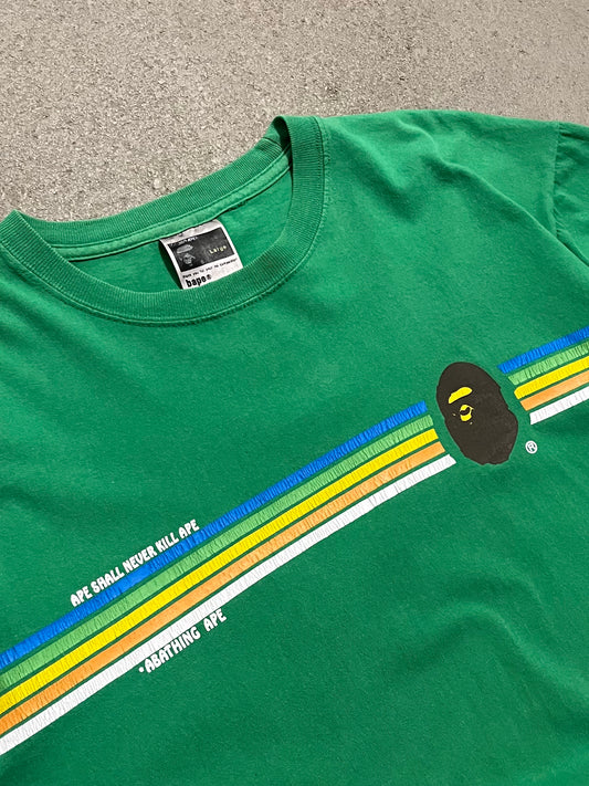Vintage Green Bape Tee - M