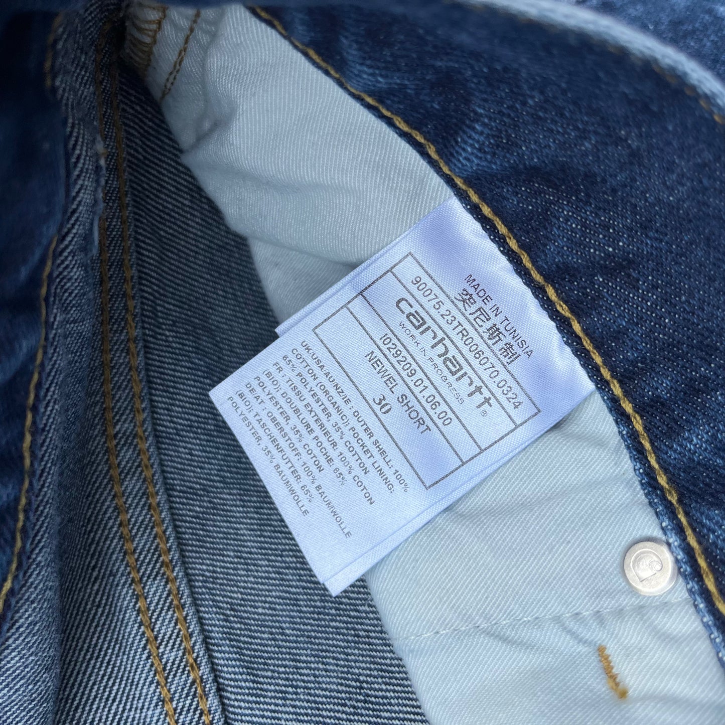 Blue Carhartt Jeans Shorts - 30