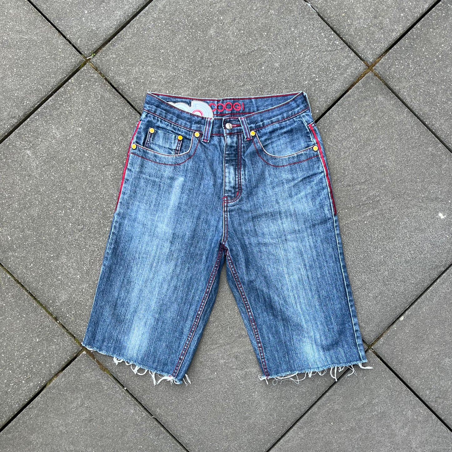 Vintage Blue Coogi Cut Off Jeans Shorts - 32