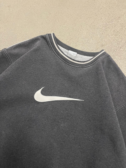 Vintage Y2K Grey Nike Sweater - XL