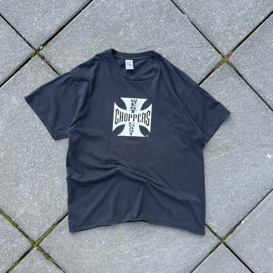 Vintage Black West Coast Choppers Tee - M