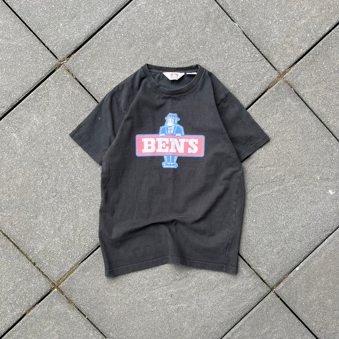 Vintage Black Faded Ben Davis Tee - M