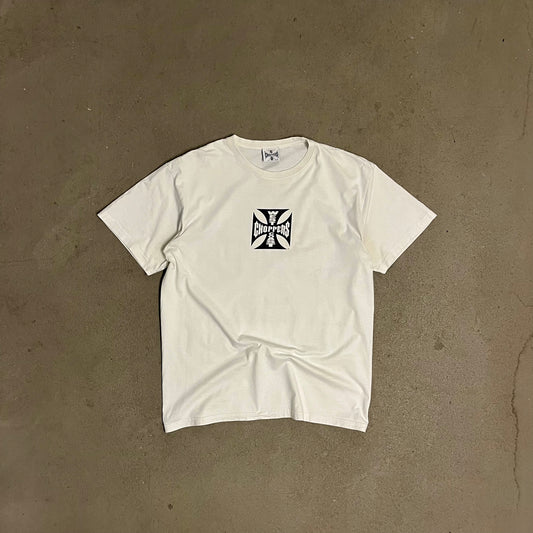 Vintage White West Coast Choppers Tee - L