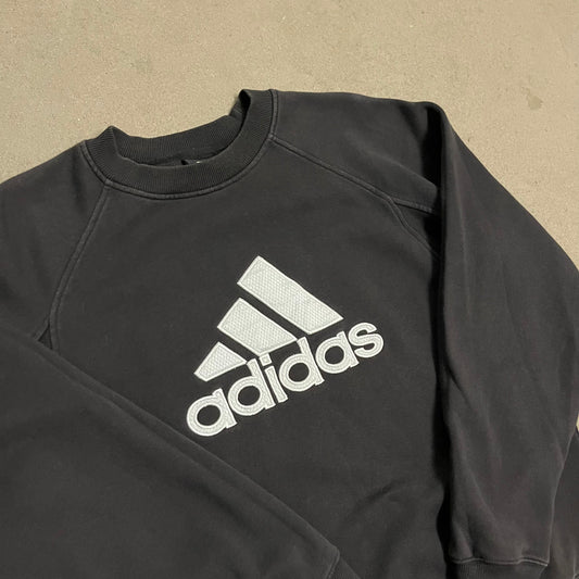 2007 Black Adidas Sweater - L