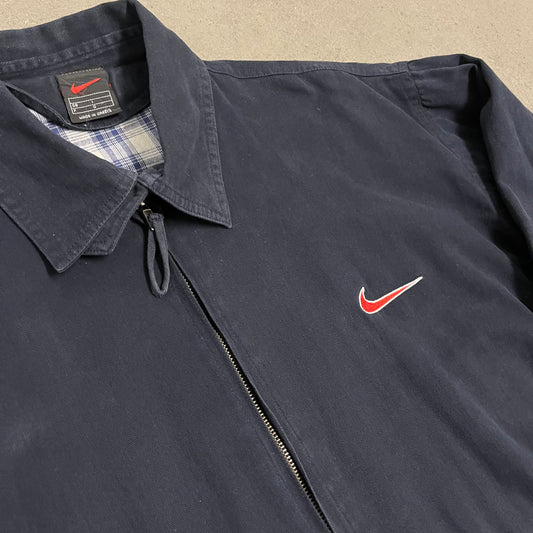 Vintage Blue Nike Harrington Jacket - M