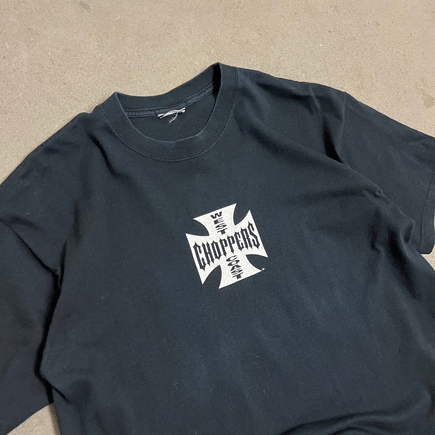 Vintage Black West Coast Choppers Tee - L