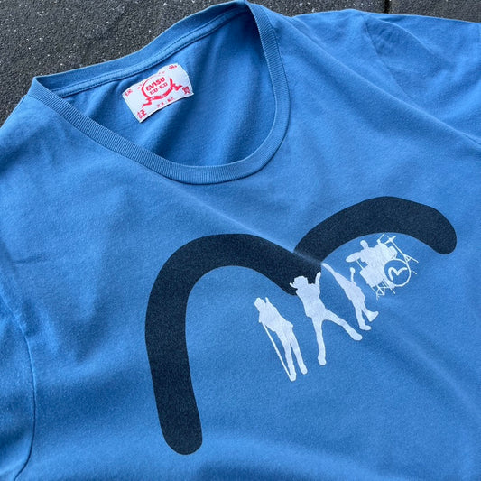 Vintage Blue Evisu Tee - M (W)