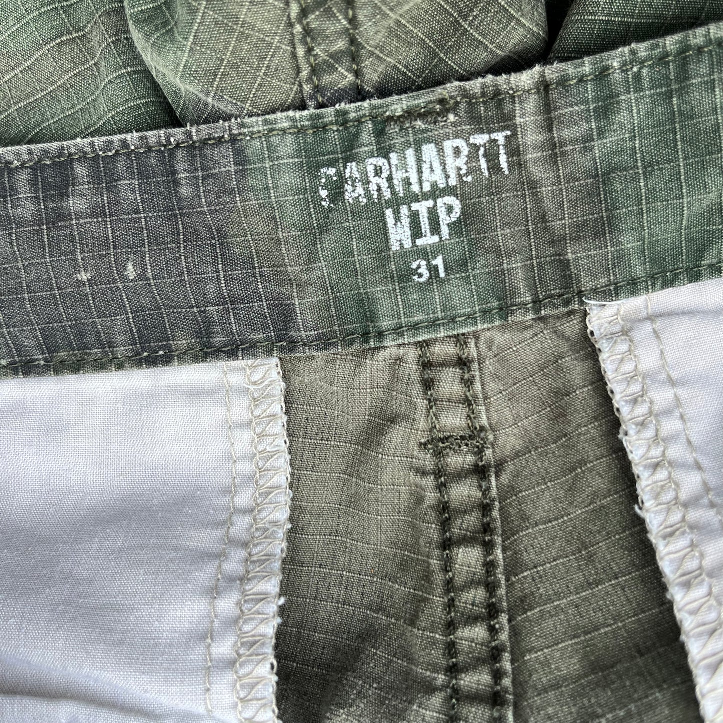 Green Camo Carhartt Cargo Shorts - 31
