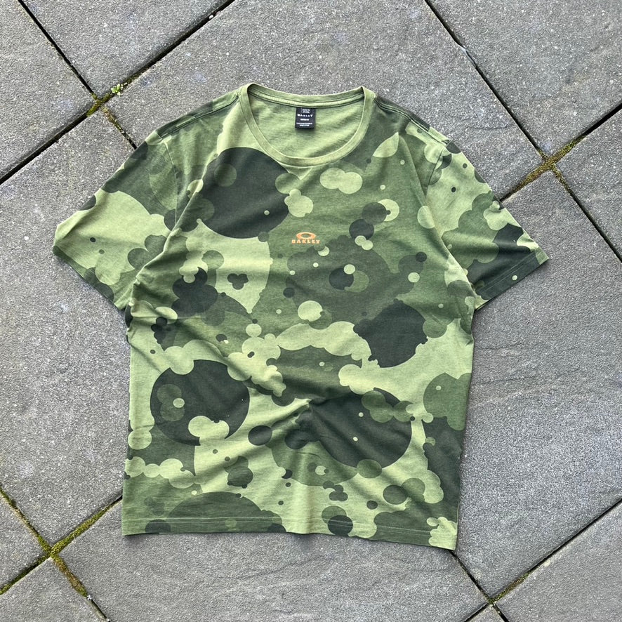 Green Camo Oakley Tee - L