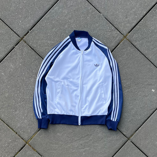 Vintage 90s White Adidas Track Jacket - M (W)