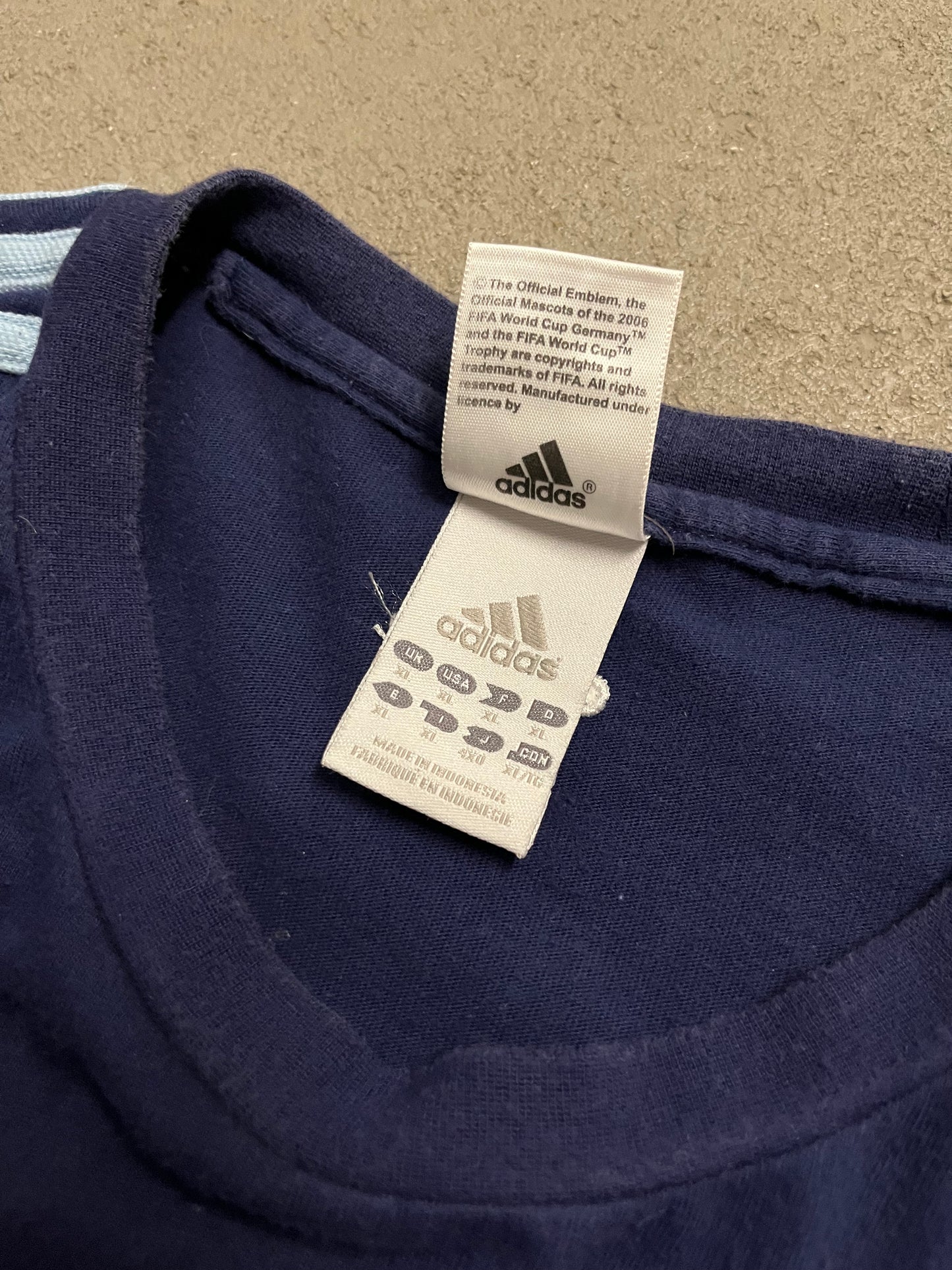 Vintage 2005 Blue Adidas World Cup 2006 Longsleeve - M