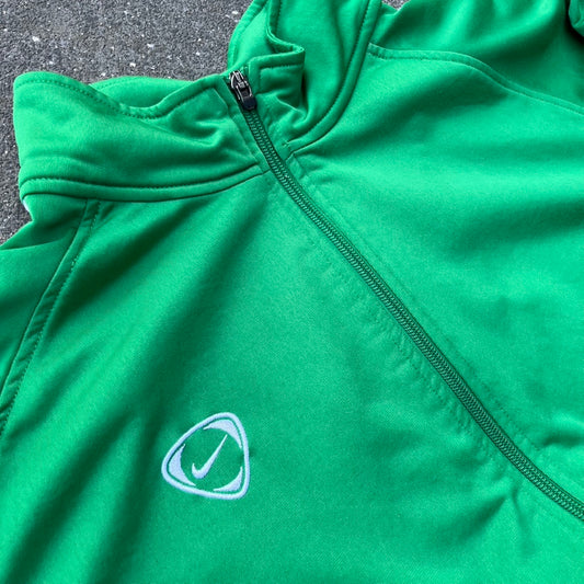 Vintage Green Nike Track Jacket - XL