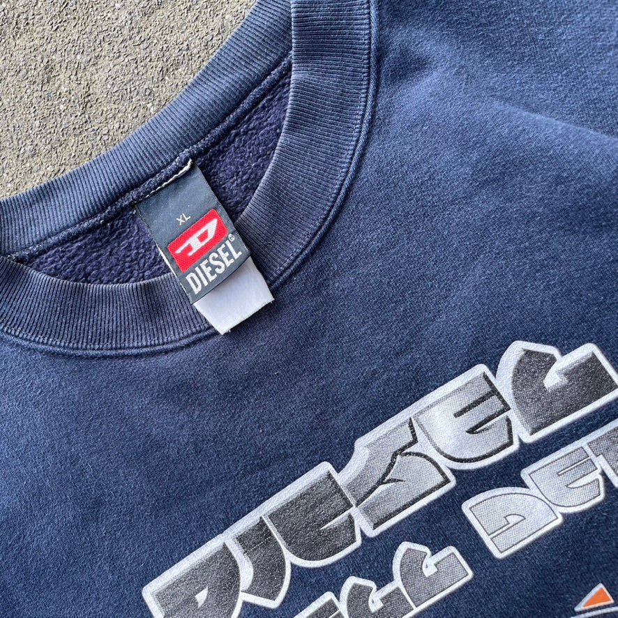 Vintage Blue Diesel Sweater - XL