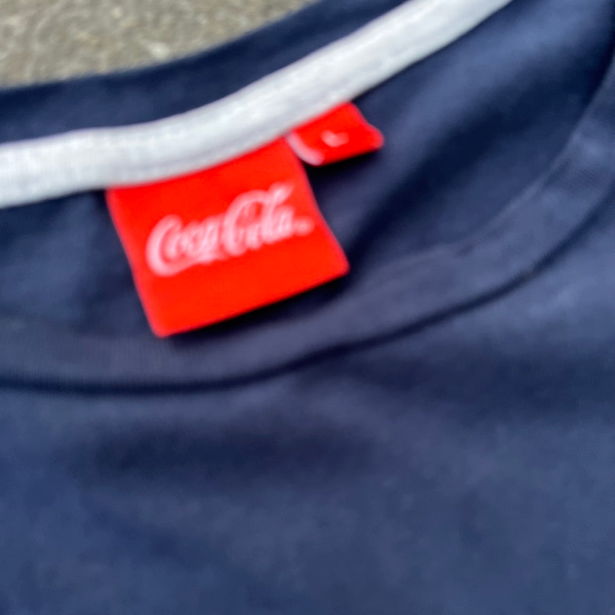 Vintage Blue Coca Cola Tee - L